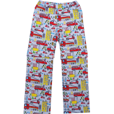 Pyžamové kalhoty s nepropustnou vložkou hasičská auta