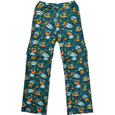 Pyžamové kalhoty s nepropustnou vložkou dinosauři ve vesmíru