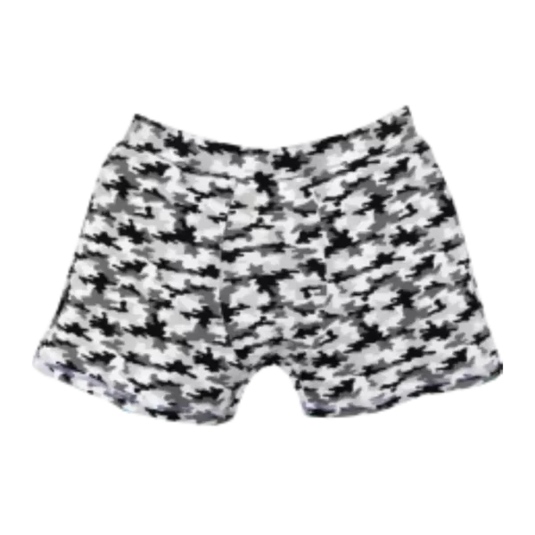 Boxerky černobílá maskáčovina (jednostranné)